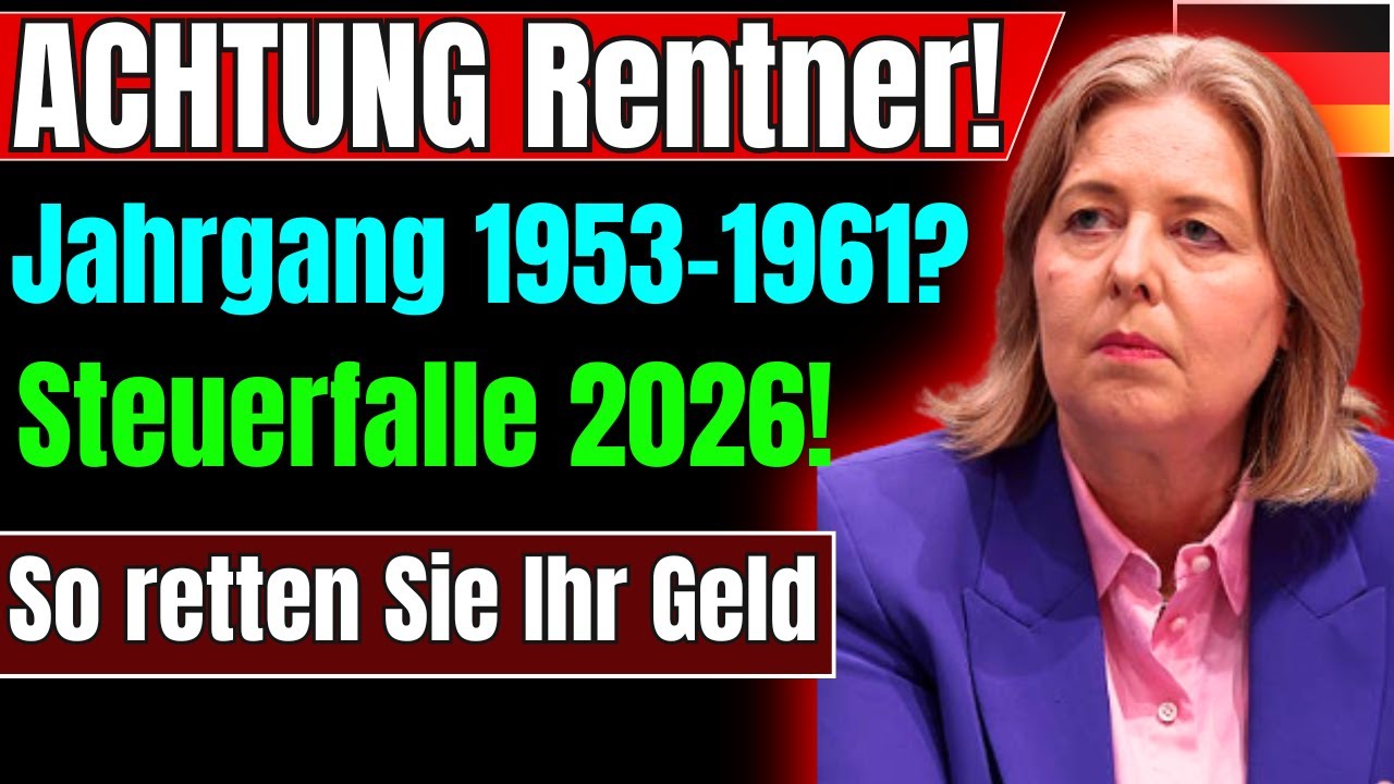 📢 Achtung 1953–1961: Steuerpflicht auf Rente 2026 – So behalten Sie mehr vom Geld!