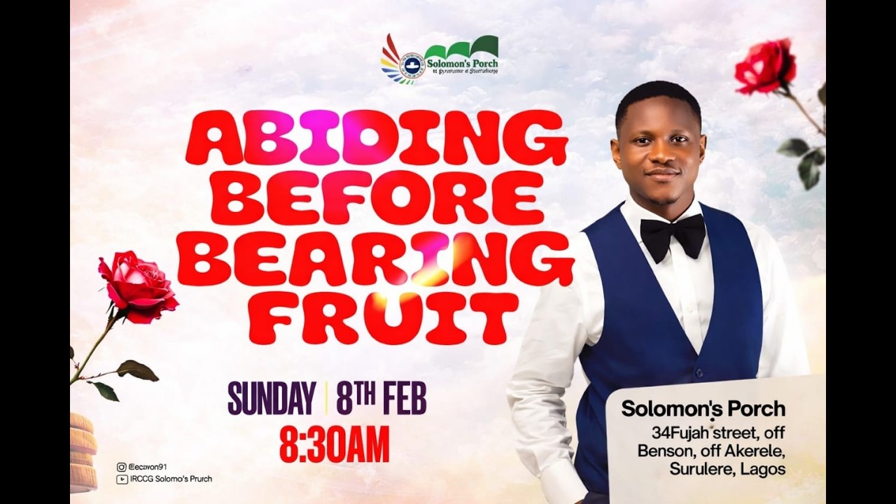ABIDING BEFORE BEARING FRUIT || PST TUNDE KOLAWOLE || 08/FEB/26