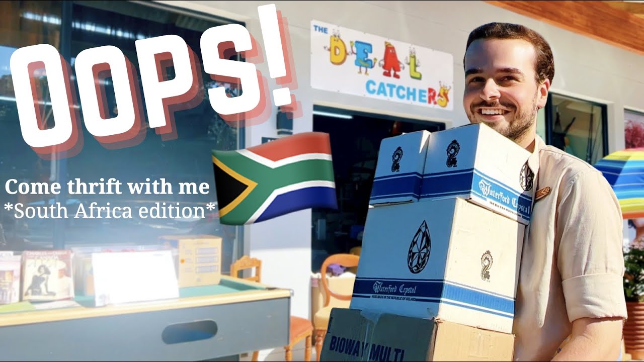 South African THRIFT SHOP HAUL + why use a decanter?