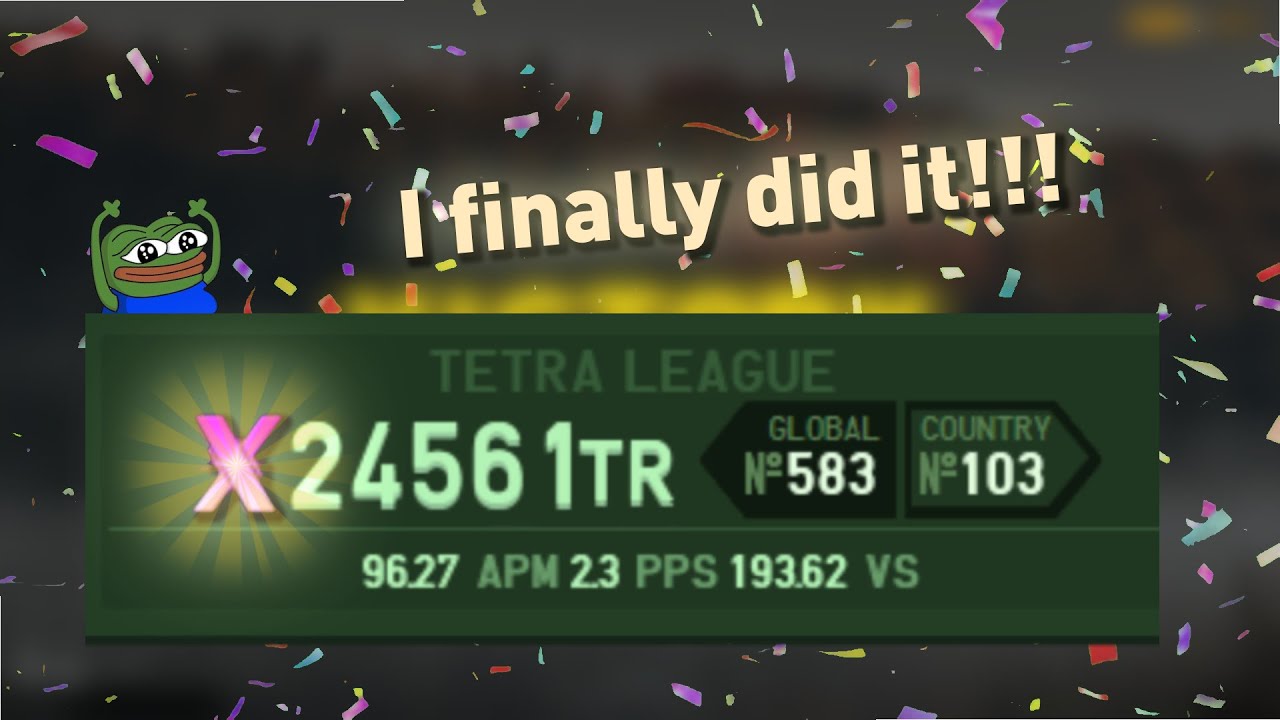 I Finally Got X Rank In Tetr.io After 10 MONTHS