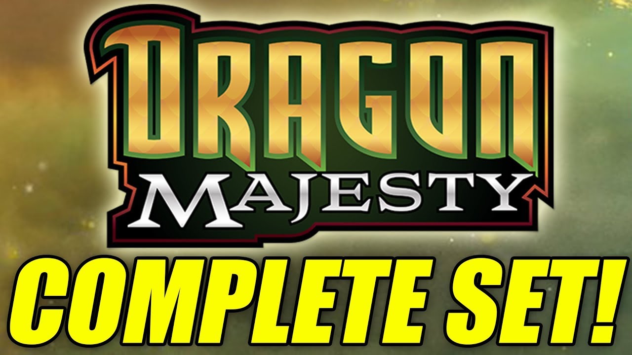 COMPLETE COLLECTION OF DRAGON MAJESTY POKEMON CARDS!!!