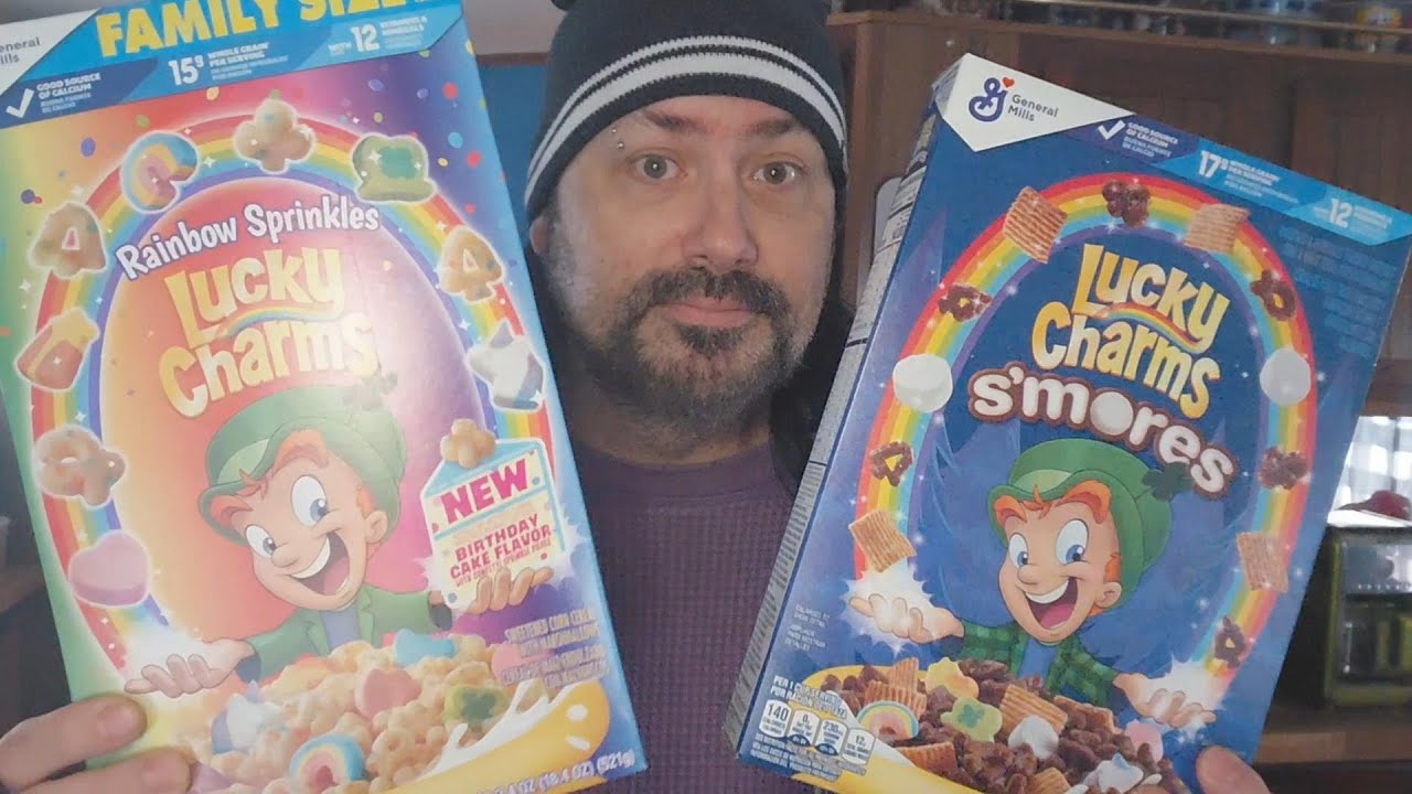 Trying two New Lucky Charms Flavors