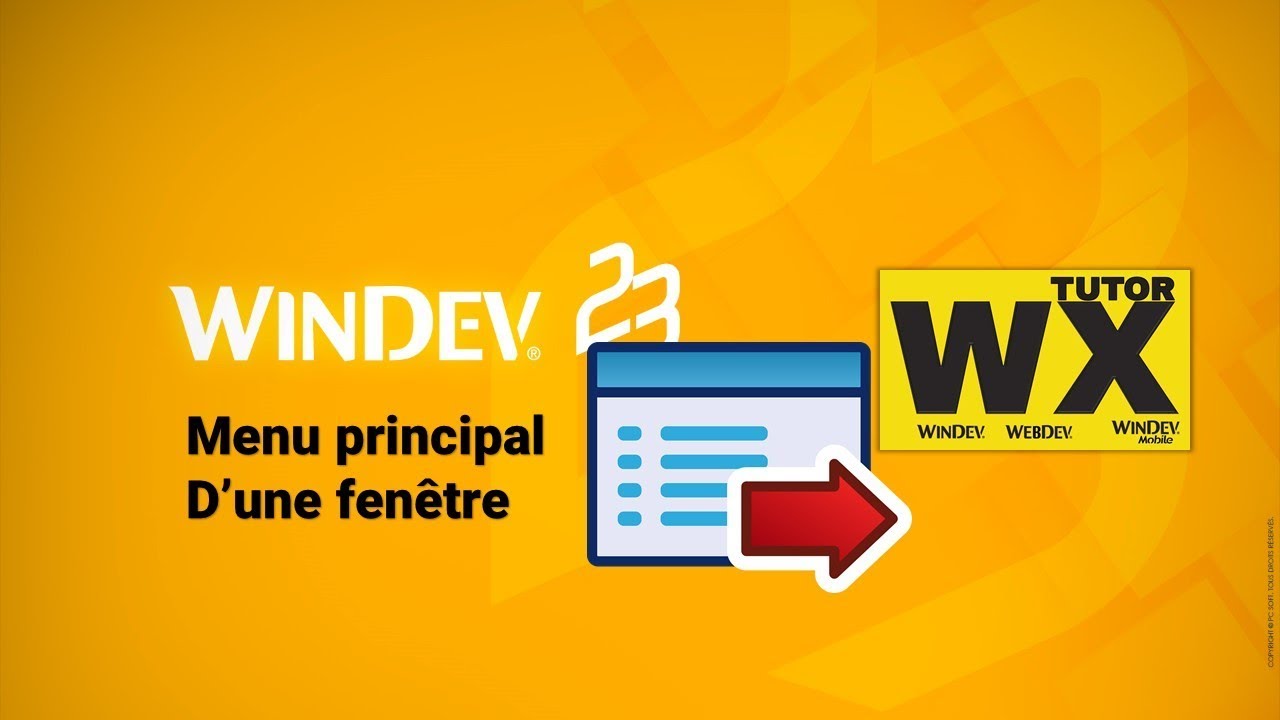 WinDev Menu Principal