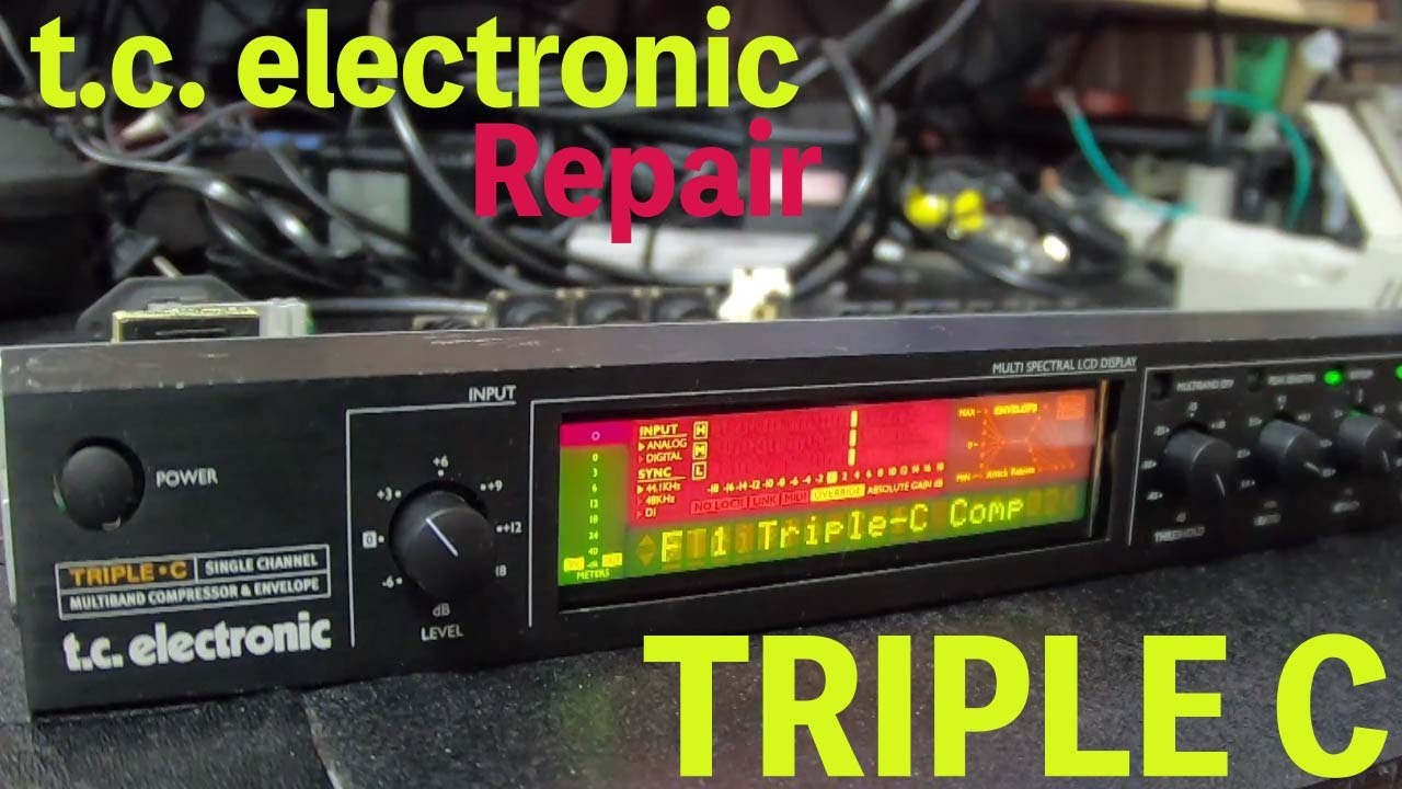 repair t.c. electronic TRIPLE C(EZAS music /Compressor (Not boot guitar effector