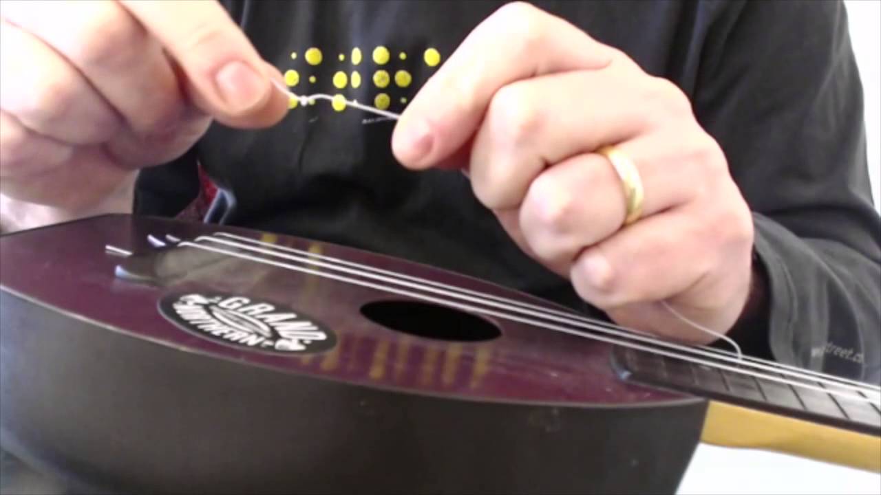 How To Change Slotted Bridge Ukulele Strings - Got A Ukulele Beginners Tips