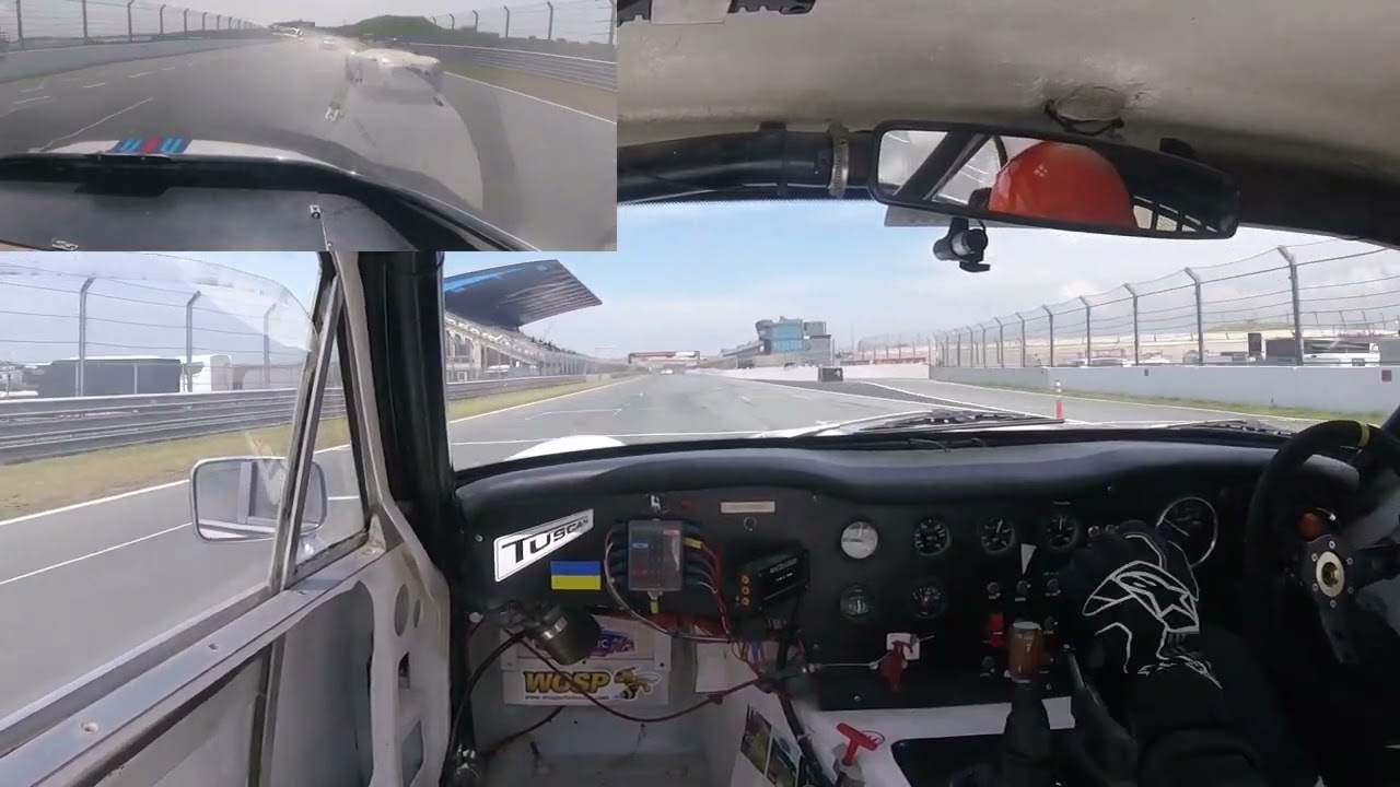 2025 Zandvoort British HTGT Competition TVR Tuscan Jon Wolfe race 1 - start to win