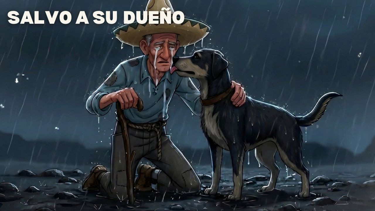 El Perro Ciego que Guio a su Amo....en la Tormenta.