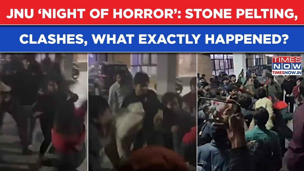 Inside JNU ‘Night Of Horror’ | Stone Pelting, Brutal Fights, Clashes & More| What Exactly Happened?