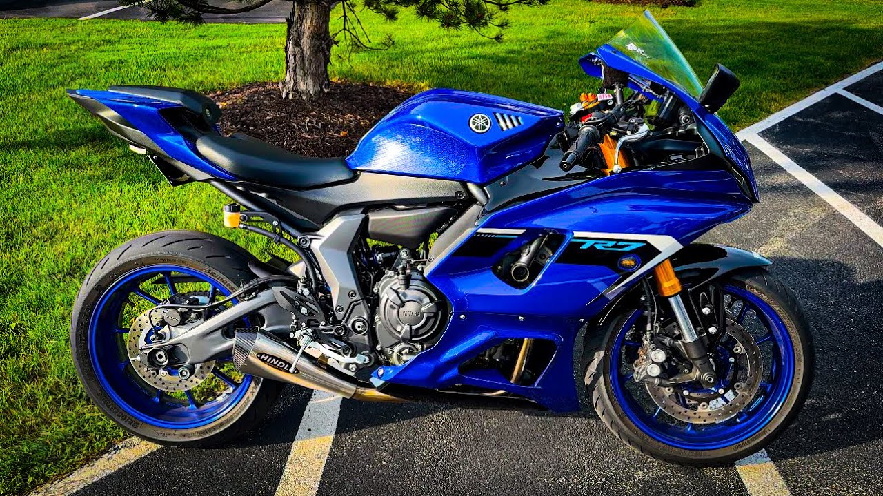 Installing a Full Exhaust, EDR Intake Funnel, EDR Flashed ECU & TST Turn Signals On My boys R7