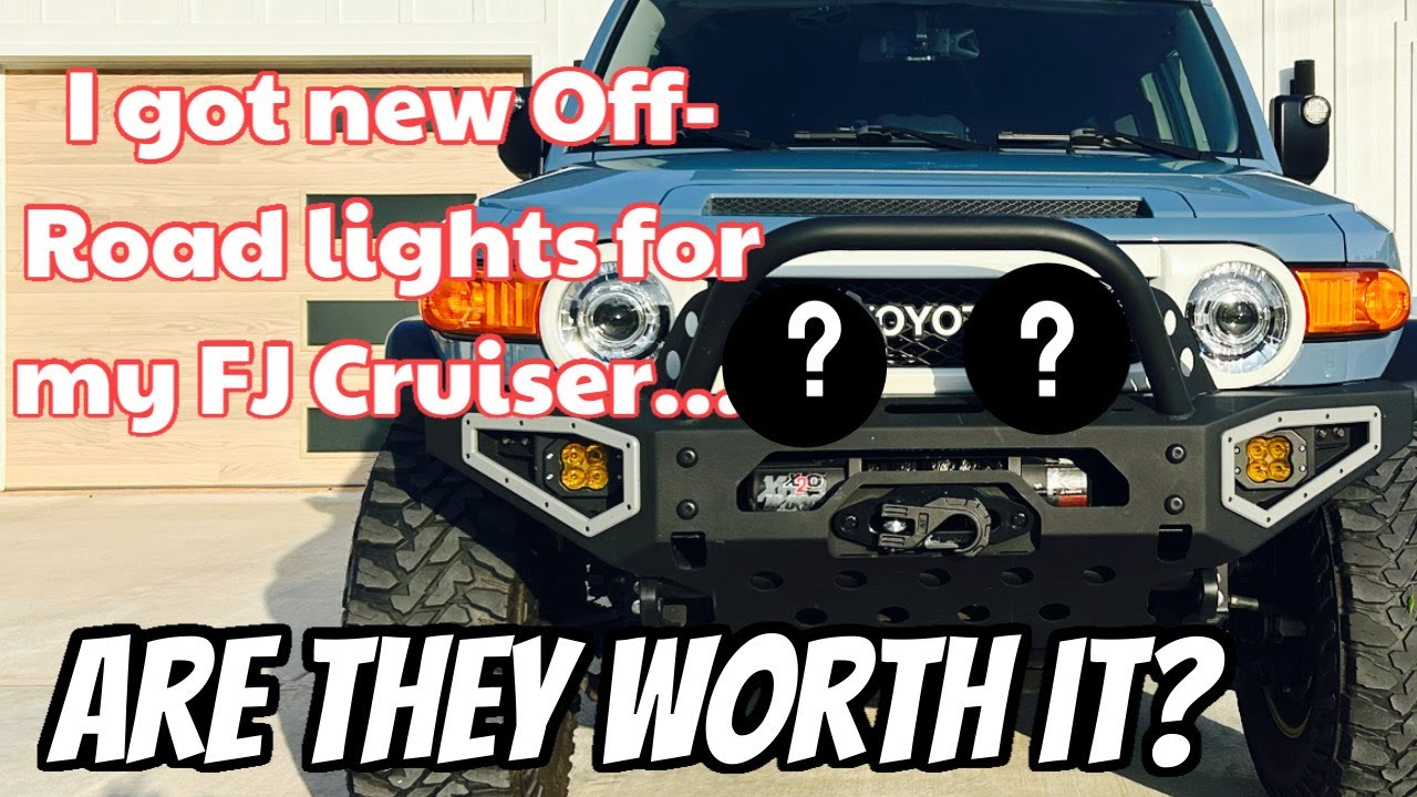 I upgraded my Offroad Lights on my Toyota FJ Cruiser - Budget Friendly