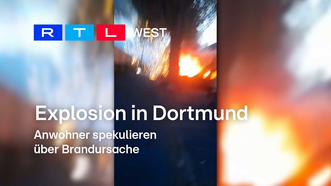Explosion in Dortmund: Anwohner spekulieren über Brandursache | RTL WEST, 17.09.2024