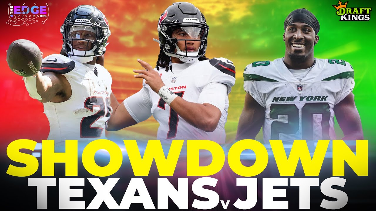 TEXANS vs JETS | Thursday Night Showdown Picks and Lineup Builds | 10.31.24 | Draftkings NFL DFS