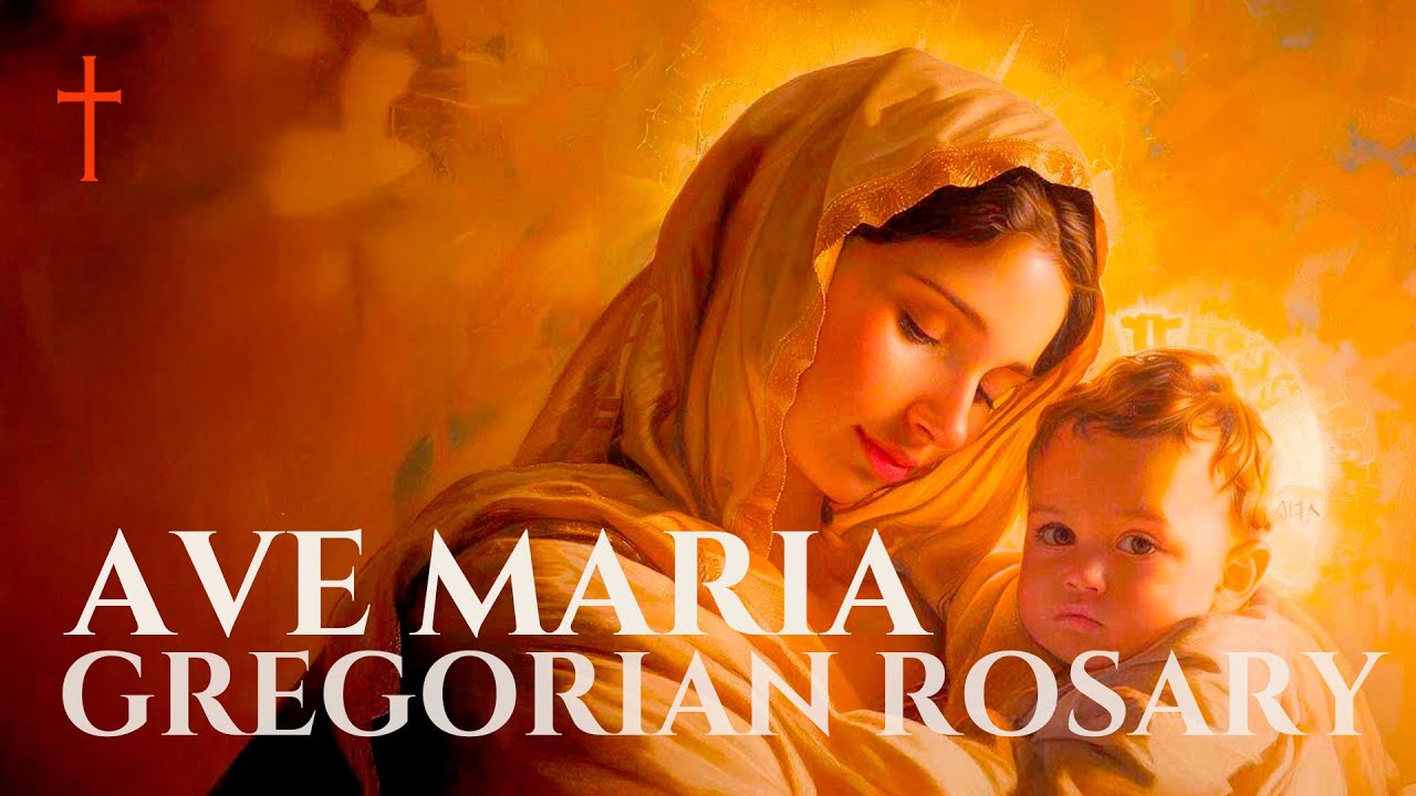 Ave Maria Holy Rosary 🙏 Gregorian Chant for Deep Peace, Prayer & Inner Healing