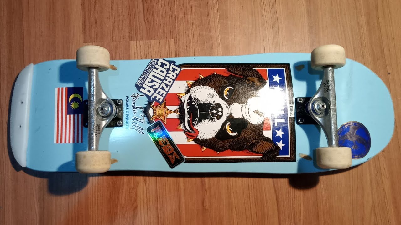 Powell Peralta Frankie Hill Bulldog reissue skateboard review (after 1 month)