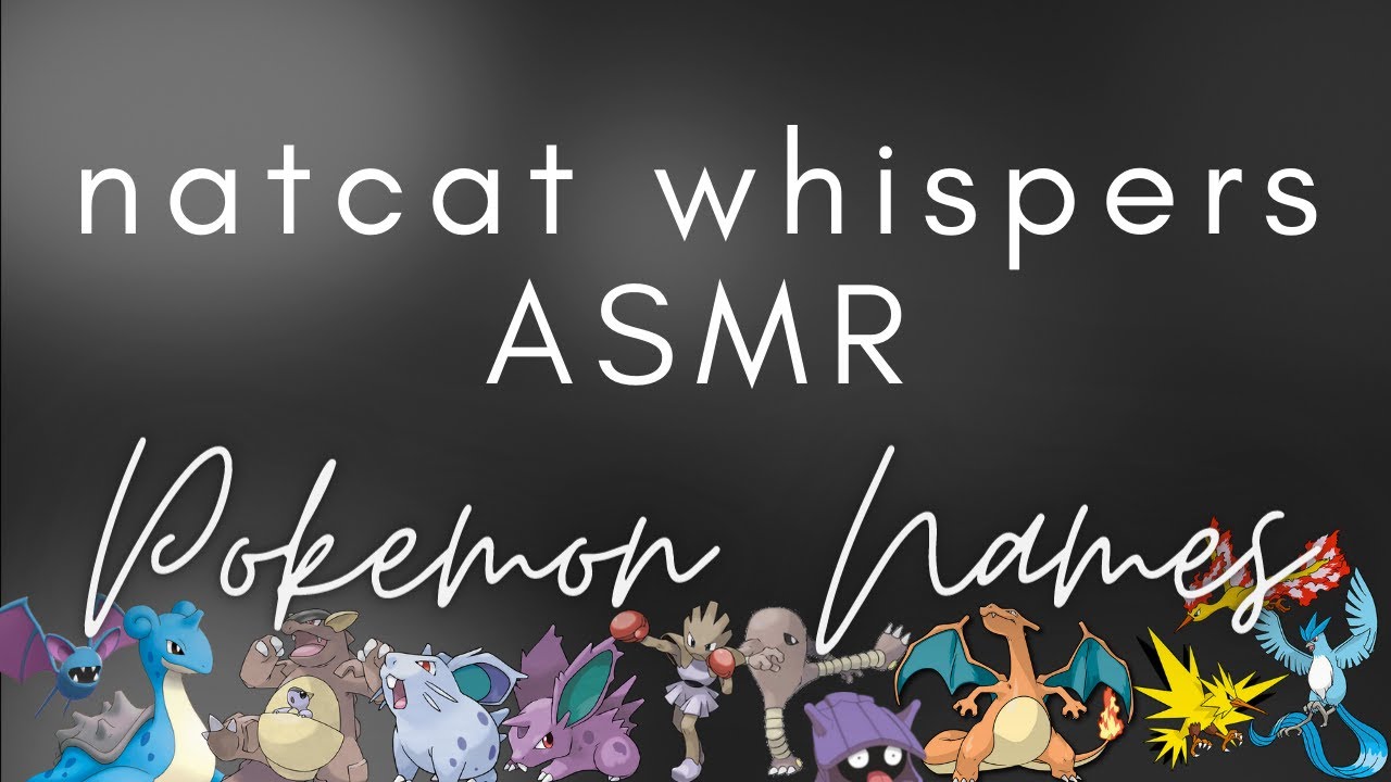 ASMR | Whispered Facts about Pokemon Names