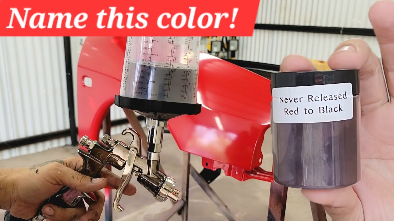 Let's Spray - RED-to-BLACK Ultrashift Pigment