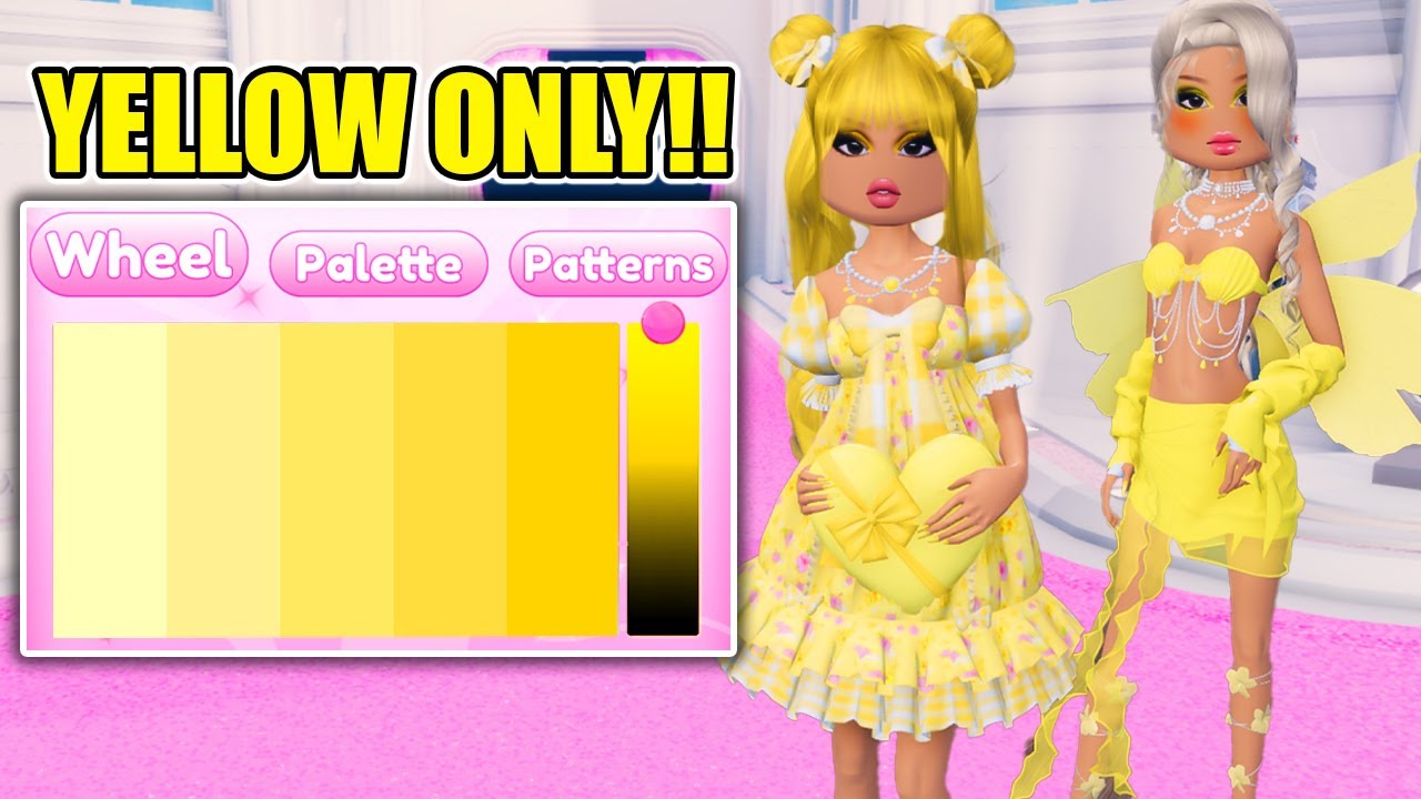 DRESS to IMPRESS, but you can only wear YELLOW!!