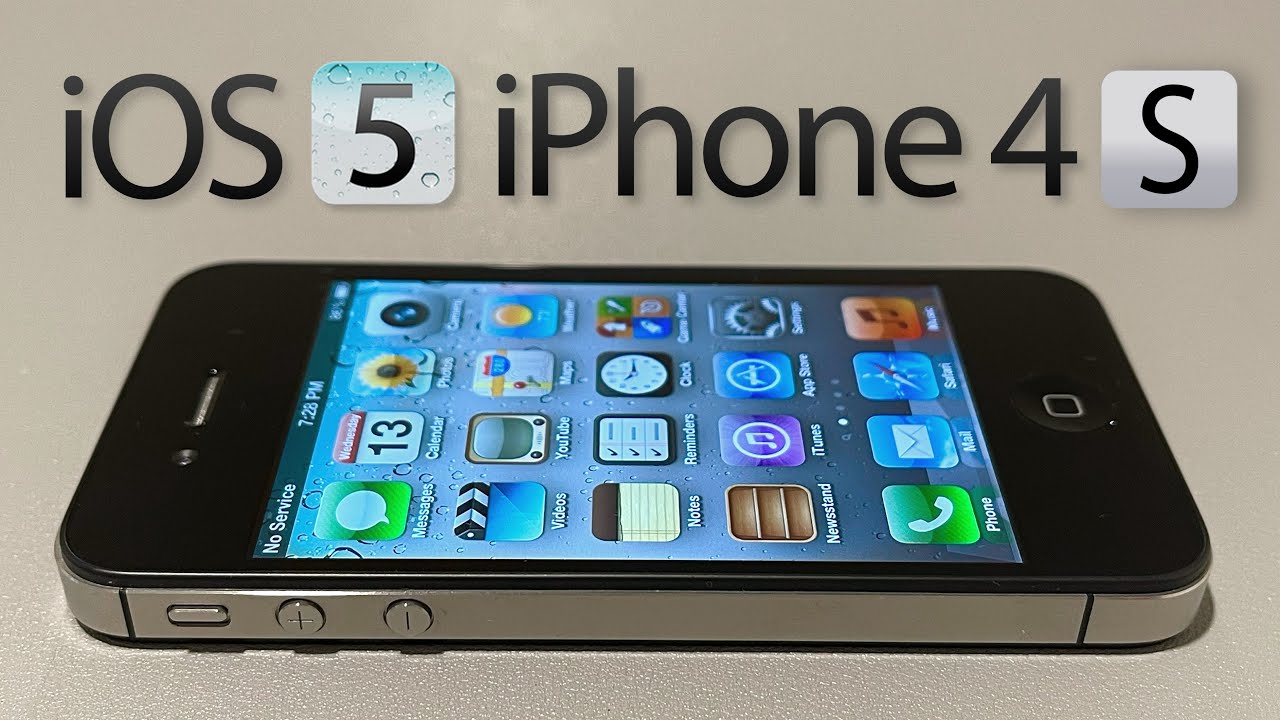 This iPhone 4S has NEVER been updated!