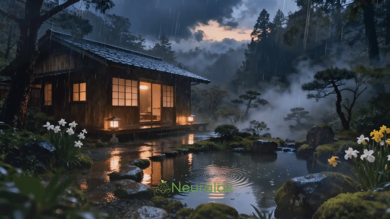 Relaxing Music • Soothing Rainfall for Unwind and Mindfulness | Neuralax