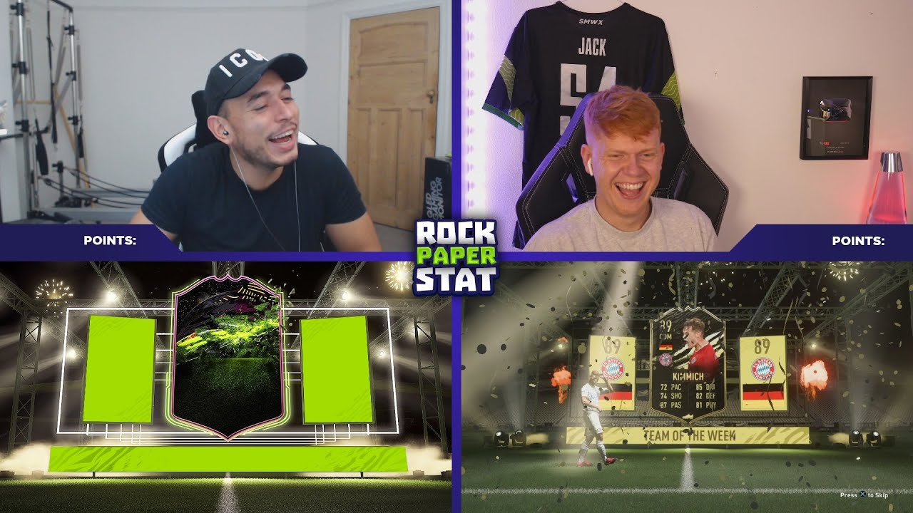НАБОРЫ ВЗЛОМАНЫ!!! УМОРИТЕЛЬНЫЕ *НАРУШИТЕЛИ ПРАВИЛ* ROCK PAPER STAT против Jack54!!! (FIFA 21)
