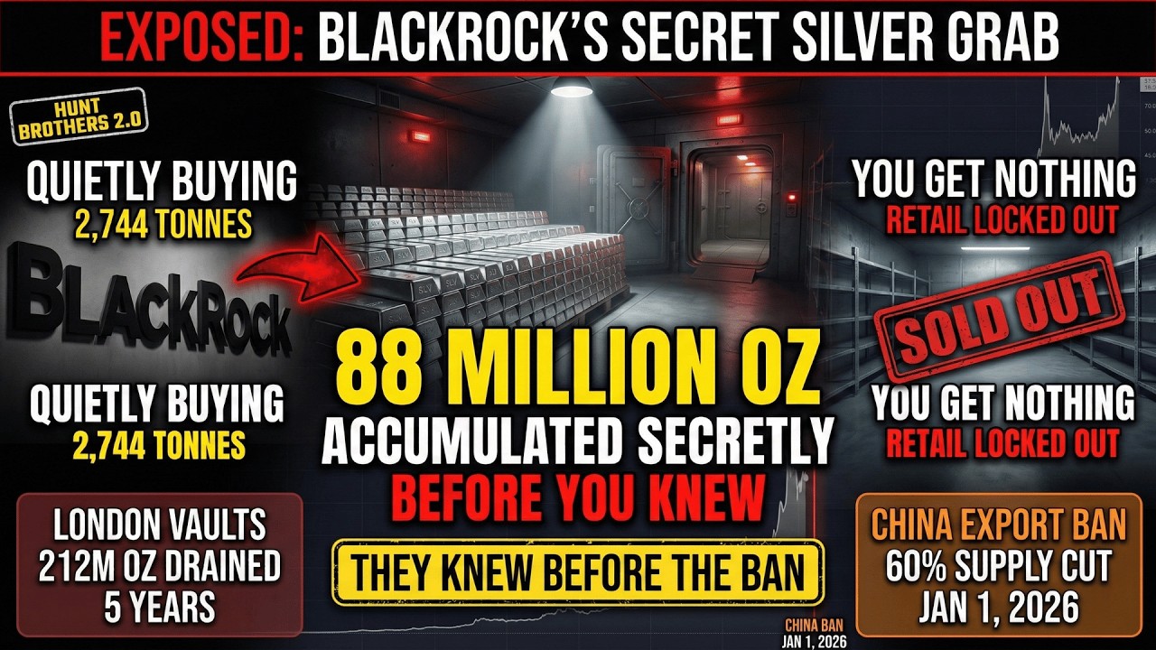 EXPOSED: BlackRock Is Secretly Buying ALL the Silver Before You Can