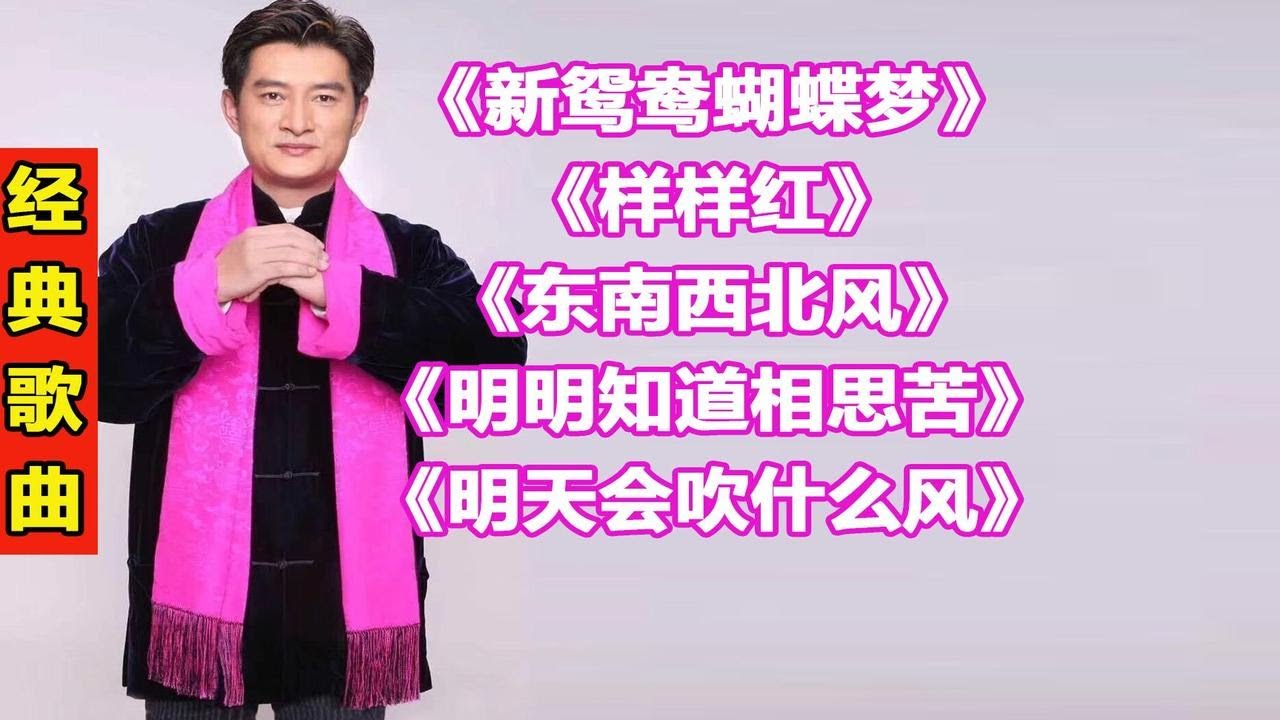 黄安经典歌曲86新鸳鸯蝴蝶梦样样红东南西北风明明知道相思苦明天会吹什么风