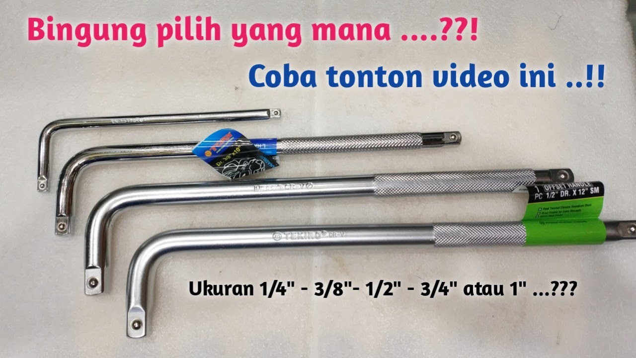 Bingung pilih gagang sok L ...??! Coba tonton video ini...??!!