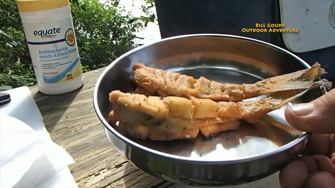 Campfire Cooking - Shore Lunch - Catfish In Cast Iron