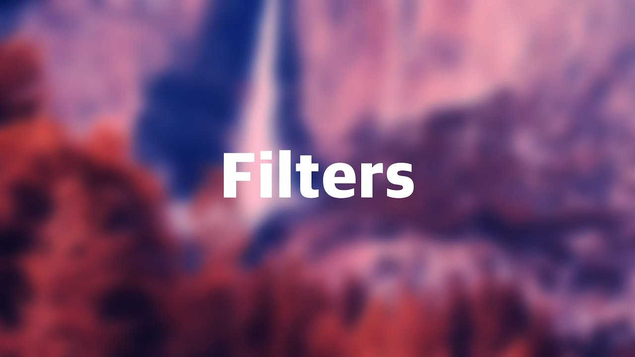 Superimpose X tutorial - Filters