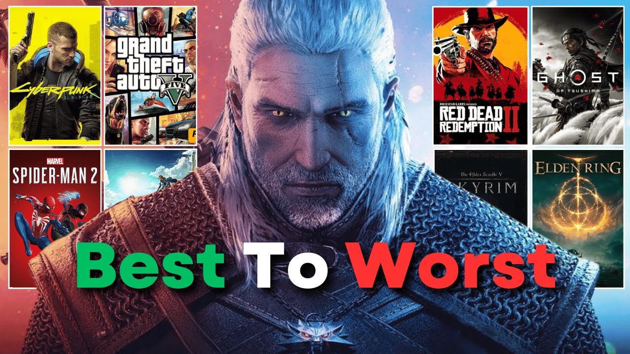BRUTALLY Ranking OPEN WORLD GAMES (Tier List)
