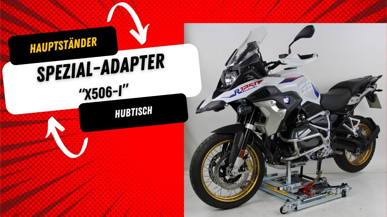 KERN-STABI Spezial-Adapter für KERN-STABI Hubtische passend für BMW R 1200 - 1250 - 1300 GS uvm.