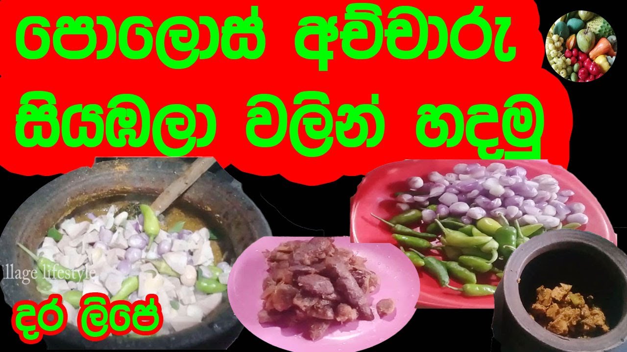 Baby jak fruit Pickle | polos achcharu sinhala |පොලොස් අච්චාරු සියඹලා වලින් | @ApeKema