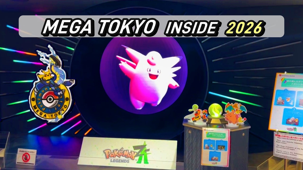 Inside Pokémon Center Mega Tokyo | Tokyo Store Tour 2026
