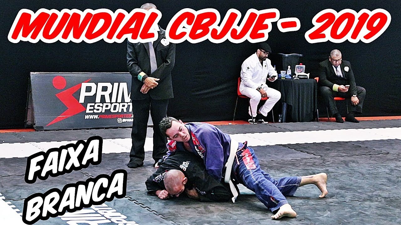 Jiu Jitsu - Luta - Faixa Branca - Mundial CBJJE - 2019