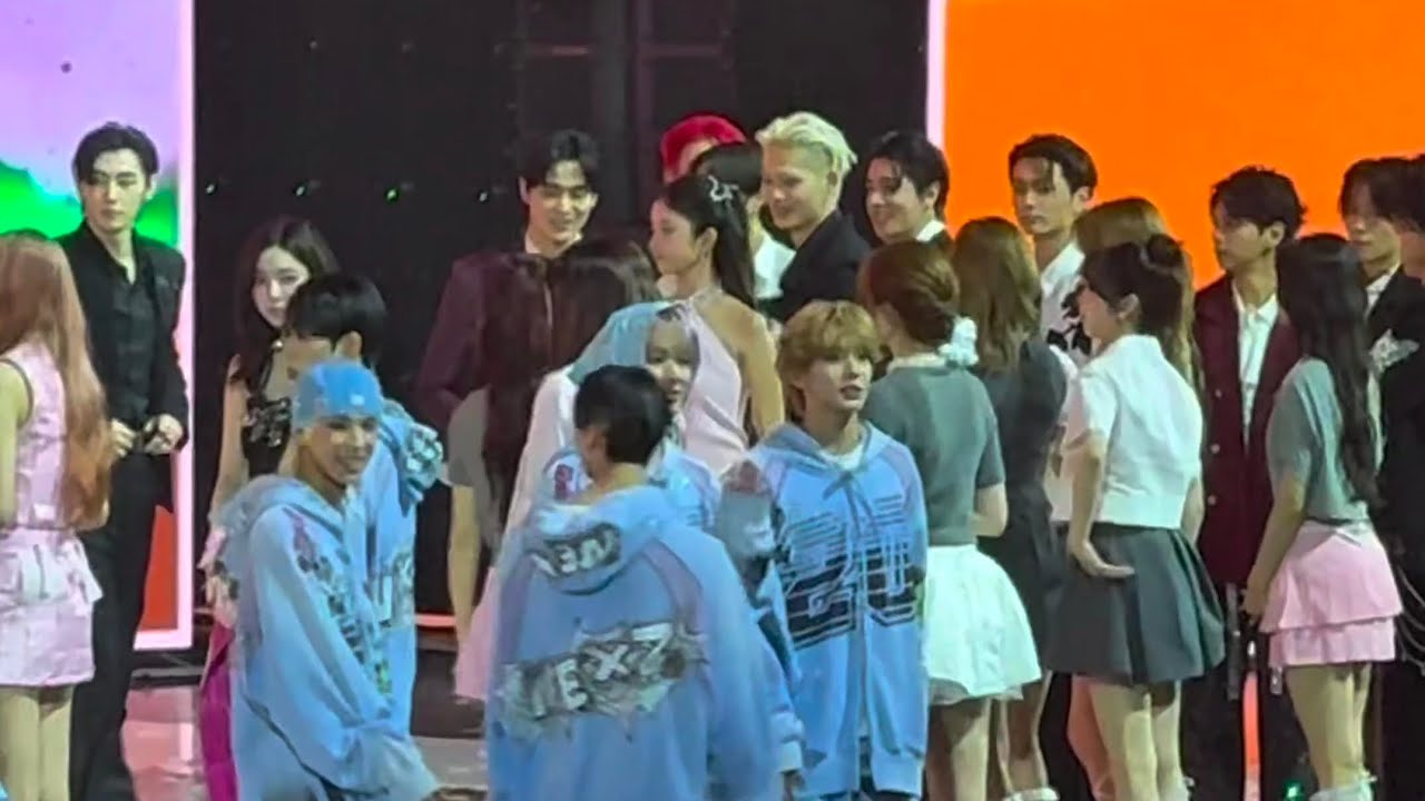 Enhypen Interaction With The Boyz Juyeon & Reaction At ASEA 2025