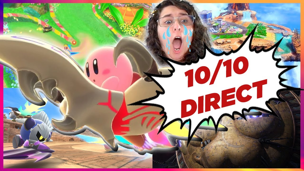 Kirby Air Riders Direct 2 - SuperGirlKels РЕАКЦИЯ В ПРЯМОМ ЭФИРЕ