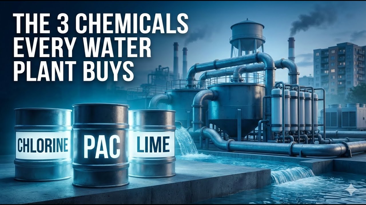 The 3 Chemicals Every Water Treatment Plant Buys Monthly
