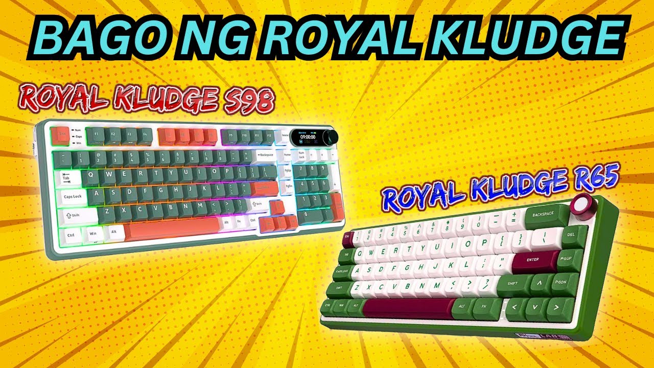 ROYAL KLUDGE RS98 AND RK65 :  PREMIUM AT MAGANDANG KEYBOARD