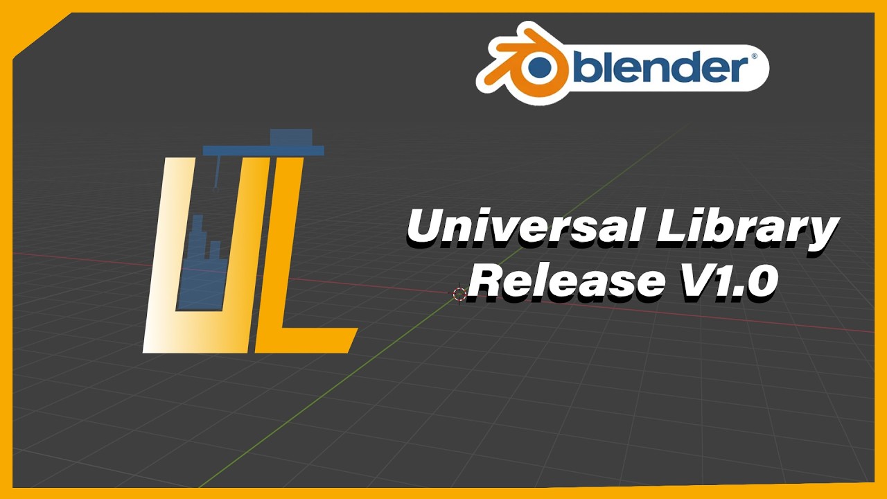 Universal Library — Professional Asset Manager for Blender (Free & Open Source)
