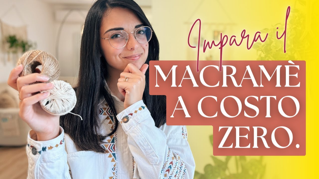 Se vuoi fare Macram&egrave;, inizia da qui.