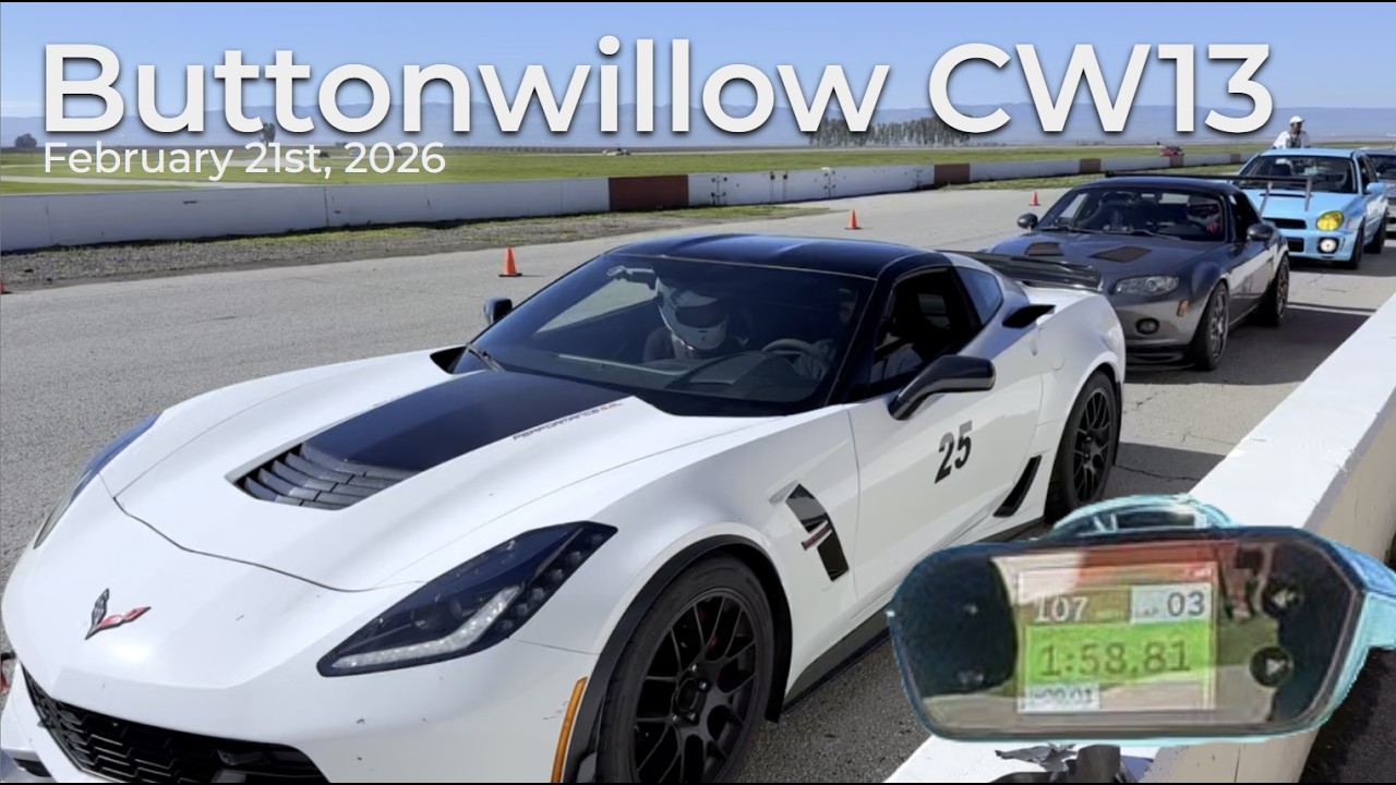 Buttonwillow CW13 Onboard - C7 Corvette - 1:58:81