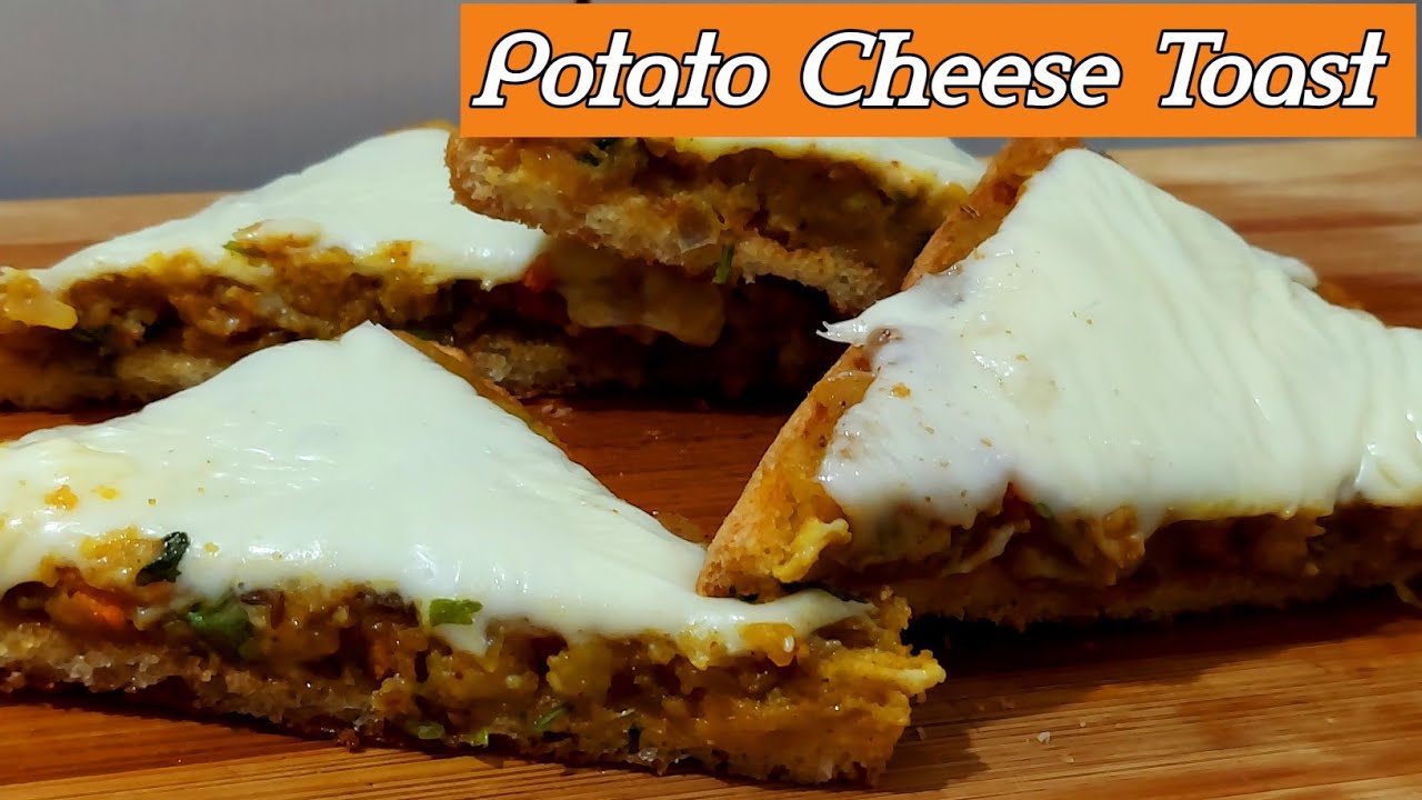 Cheesy Potato Toast 🥔🧀 | Super Easy & Quick Breakfast Recipe 😋 | Crispy Potato Cheese Toast | Snacks