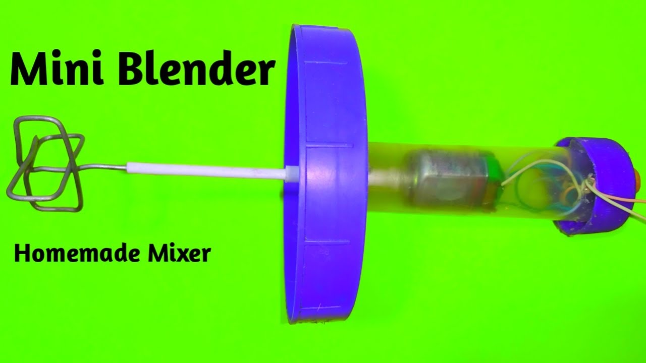 How to Make Hand Blender at home,  mixer, how to make mini mixer at home, HD Video