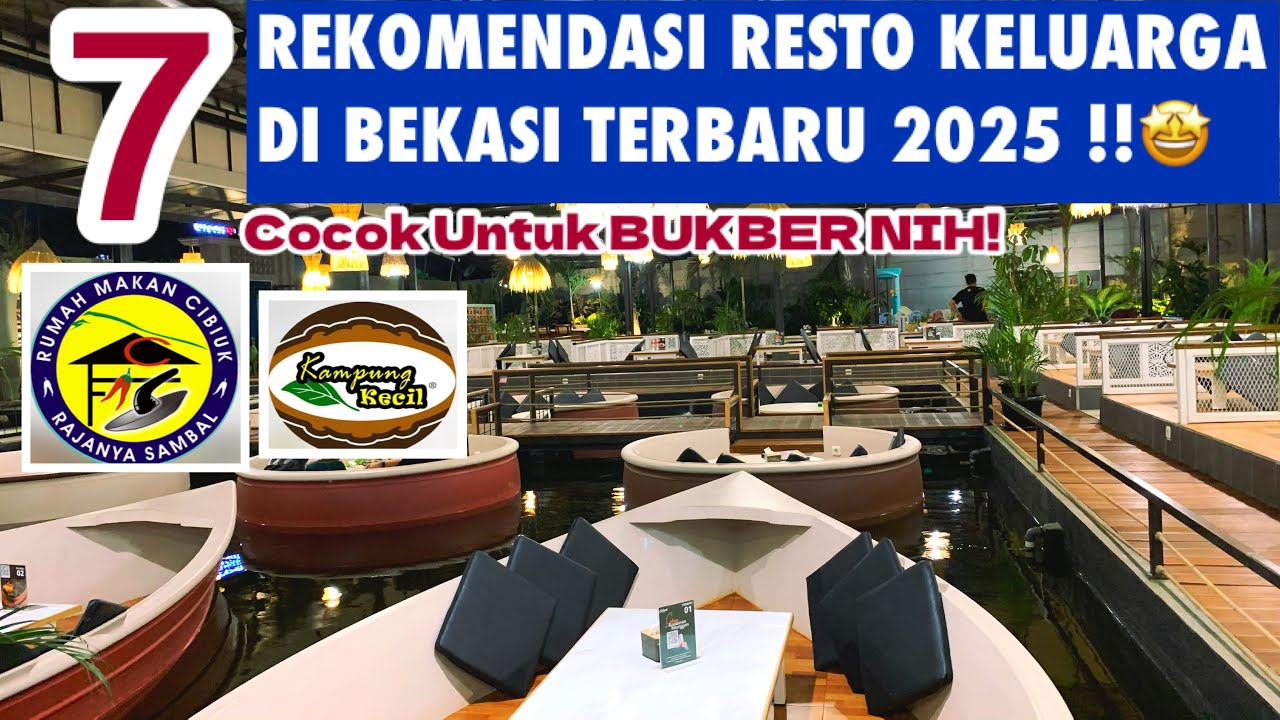 7 RESTO TERBARU DI BEKASI 2025 ‼️COCOK UNTUK BUKBER BERBAGAI ACARA
