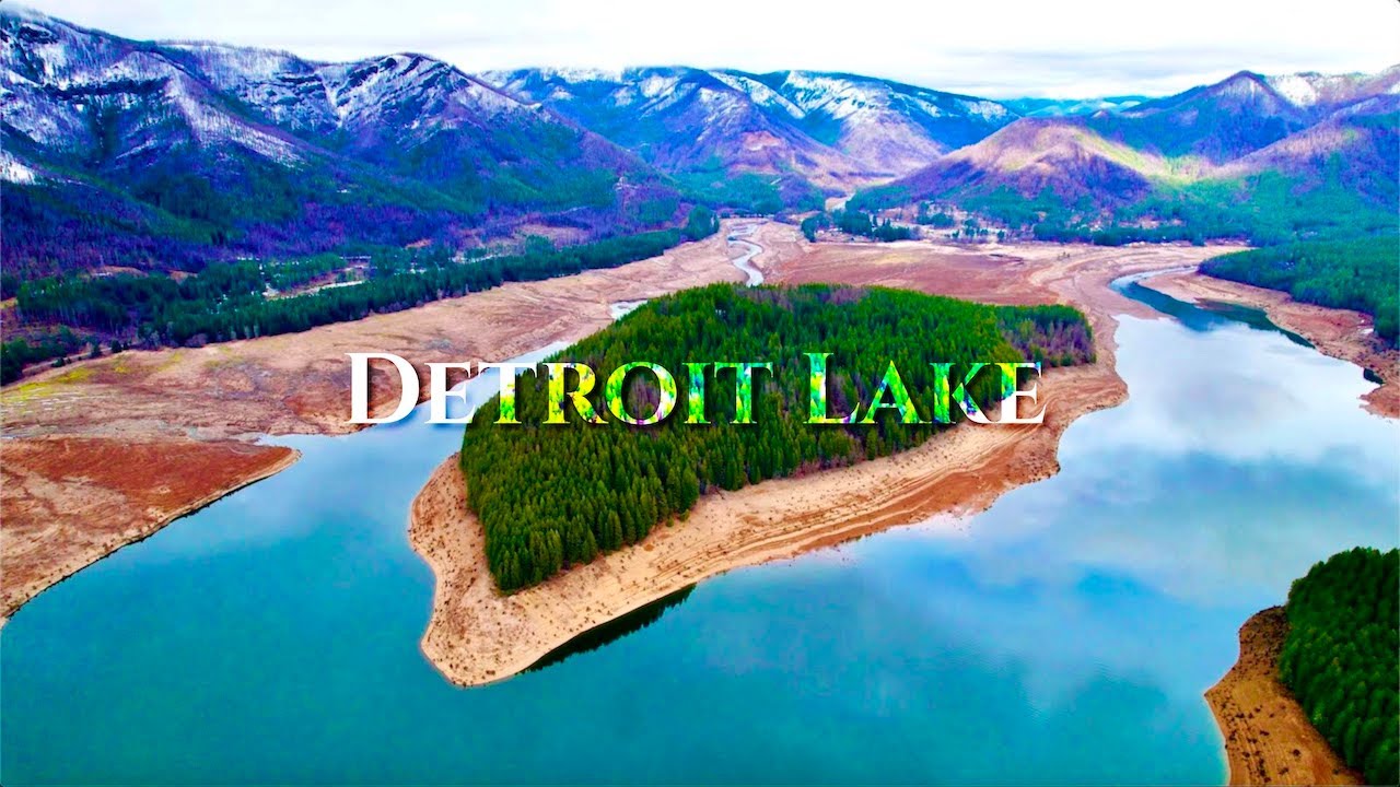 Detroit Lake, Oregon | Aerial Tour 4K