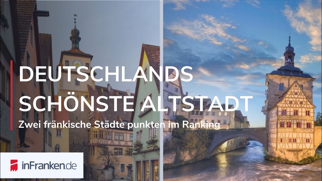 DEUTSCHLANDS SCH&Ouml;NSTE ALTSTADT: Zwei fr&auml;nkische St&auml;dte ausgezeichnet 🗺️💫