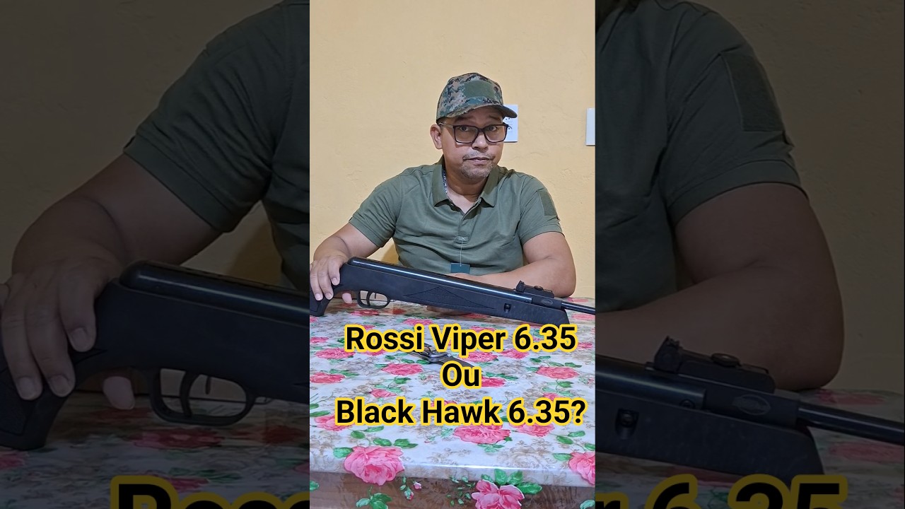 Rossi Viper ou Black Hawk 6.35 GR 80kg? #carabinadepress&atilde;o