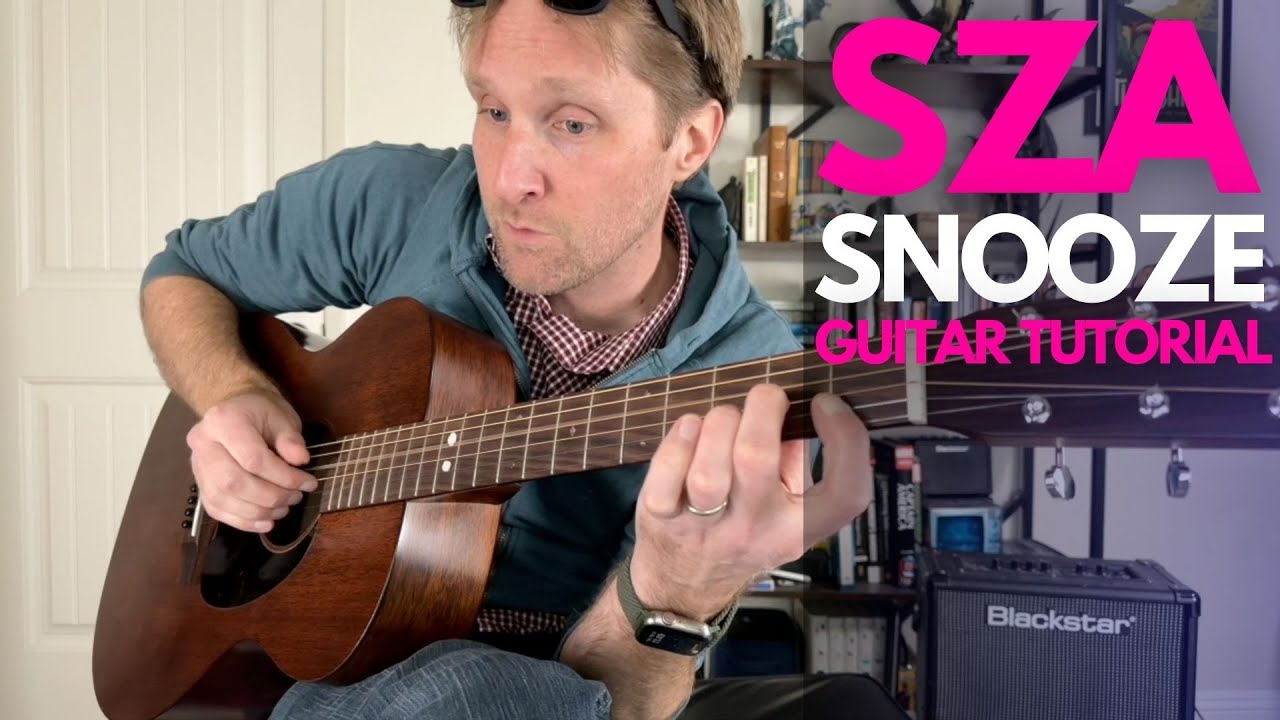 Snooze by SZA Guitar Tutorial - Guitar Lessons with Stuart!
