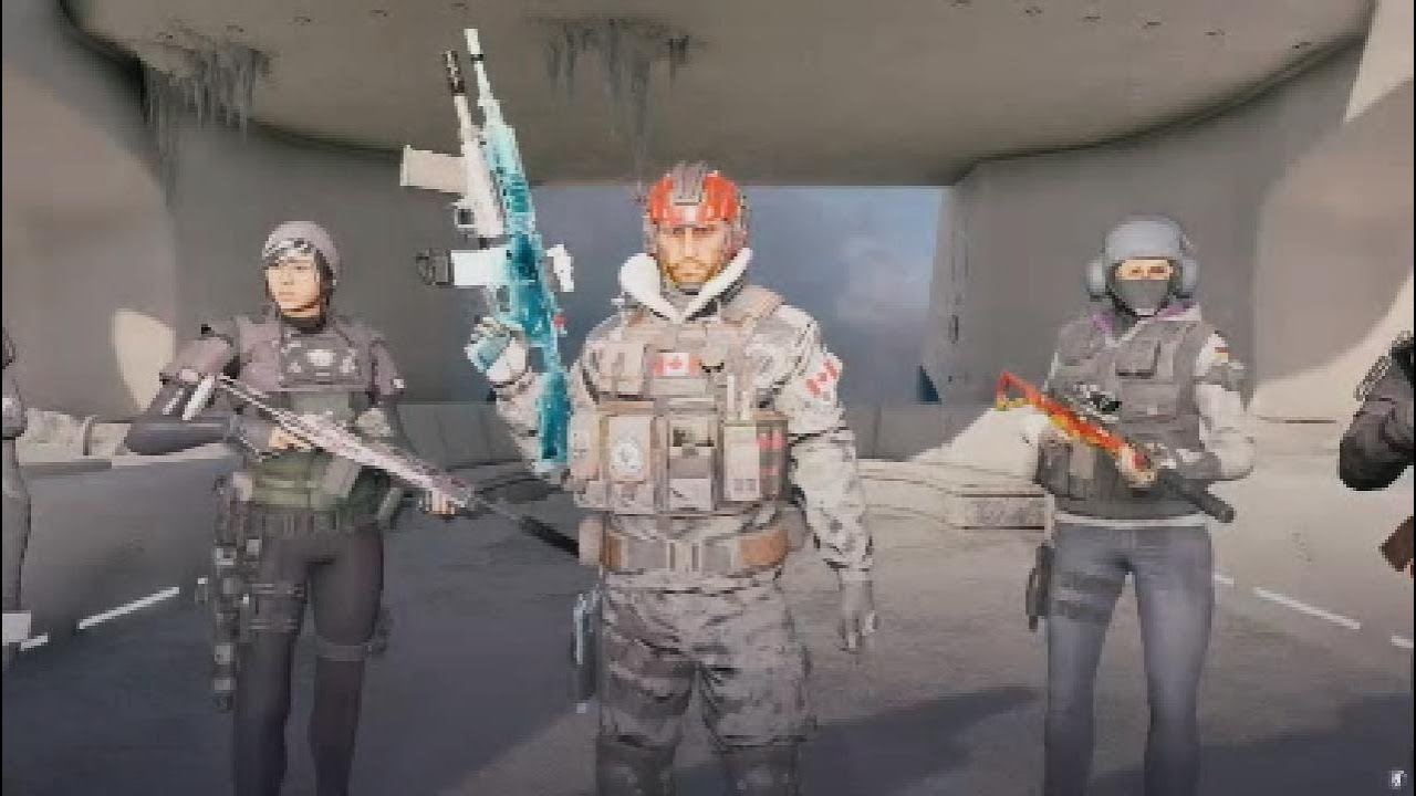 Trying hard a little bit on Rainbow Six Siege