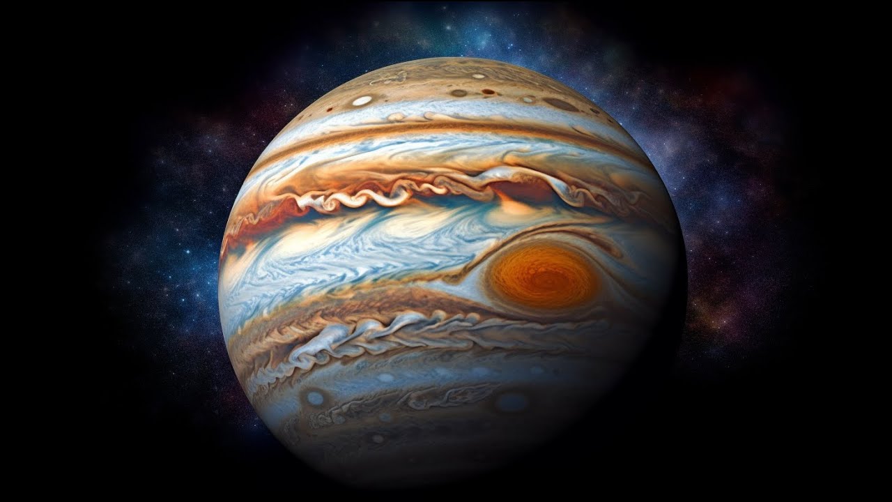 Jupiter's Gaze -- Space Ambience -- Calming Background Music for Relaxing